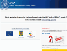 Tablet Screenshot of anrmap.ro